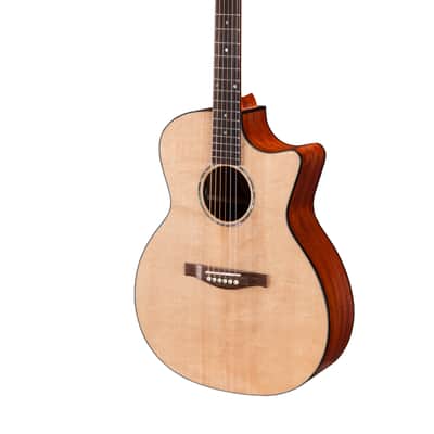 Eastman PCH1-GACE-CLA Solid Top Grand Auditorium Cutaway Acoustic Electric Guit image 3