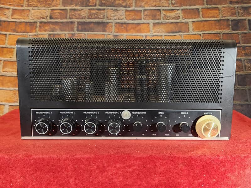Vintage 1970s RCA SA-354 Amp Conversion From Microphone PA Black image 1