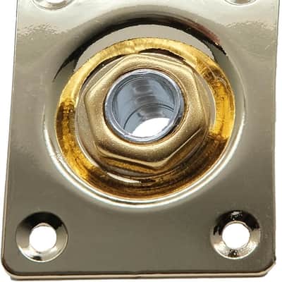 Metal 1/4 Output Jack Plate Input Jack Socket for Tele SG Style Electric Guitar Parts Replacement (Gold) image 5