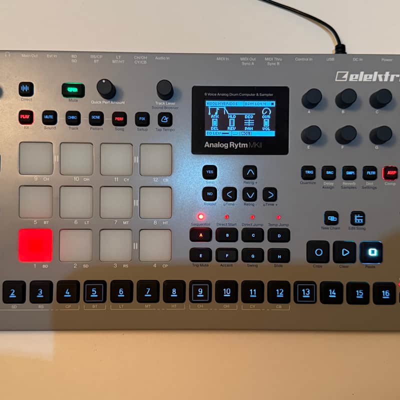 2020 Elektron Analog Rytm MkII Gray
