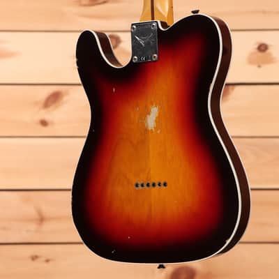 Fender Custom Shop 1959 Custom Telecaster Relic - Wide Fade Chocolate 3 Tone Sunburst-CZ574969 image 8