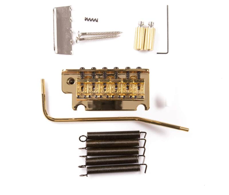 Genuine Kluson K2PTG Stratocaster 2 Point Fender mount tremolo Gold image 1