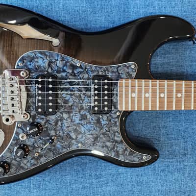 G&L USA Custom Build Legacy HB2 Semi Hollow Body Flamed Maple with 2 Seymour Duncan Coil-Splitting Humbuckers 2014 - Flame image 25