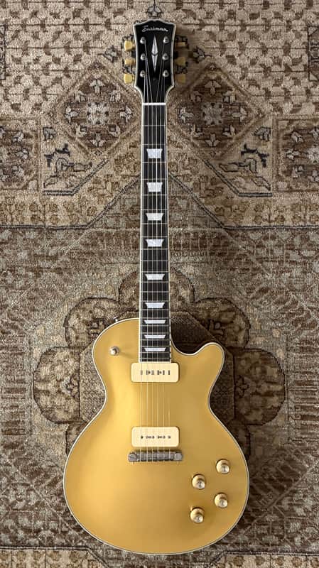 Eastman SB54/TV-GD-LTD Limited Edition Goldtop Truetone Vintage Gloss w/ Hard Case & Free Pro Setup image 1