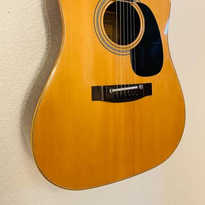 Hohner HG-06 Dreadnought Acoustic Guitar Made By Morris MIJ 1970’s - Gloss Natural image 5