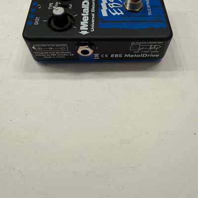 EBS Metaldrive Metal Drive Universal Distortion Guitar Effect Pedal + Box image 4