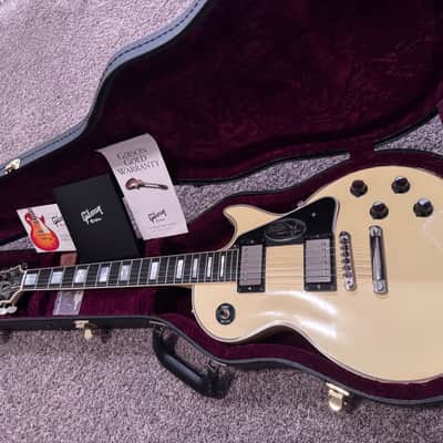 2011 Gibson Custom Shop '68 Les Paul Custom Reissue Alpine White Cream Nickel Hardware Excellent🔥 image 2