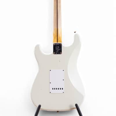Fender Custom Shop 1969 Stratocaster Journeyman Faded Aged Olympic White image 8