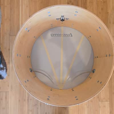 Drum Kits - 1970's Ludwig Classic Maple 14x24 8x12 9x13 14x16 (Concert Tom) Drum Kit (Bowling Ball Blue Oyster) image 25