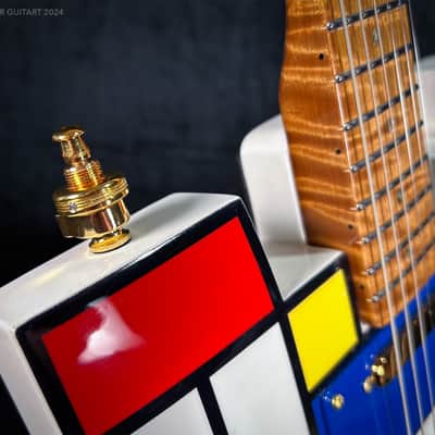 Custom Mondrian Tele by Conner Guitart image 15