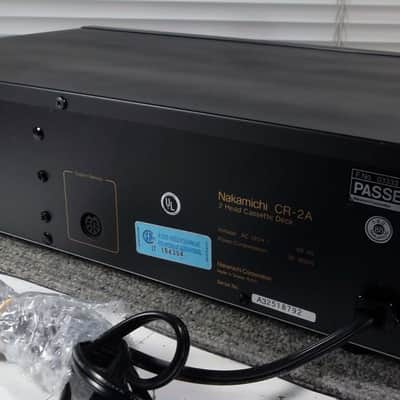 1988 Nakamichi CR-2A Stereo Cassette Deck Completely Serviced with New Belts 06-03-2026 Excellent #792 image 6
