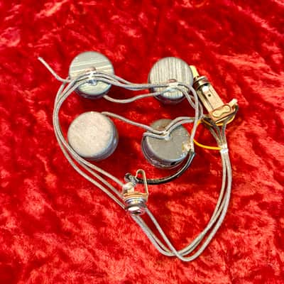 1961 Gibson ES 500k pots wiring harness Centralab switchcraft PAF es335 es175 dual humbucker original vintage USA image 2