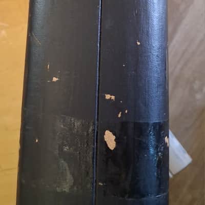 Fender Musicmaster Hardshell Case w/Red Plush Interior 1956 - Painted Black) image 11