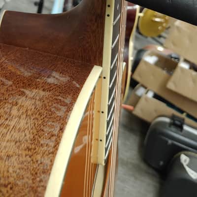 D'Angelico Excel Gramercy Vintage Natural Acoustic-Electric Guitar DAEG200VNATGP2 w/ Gig Bag image 16