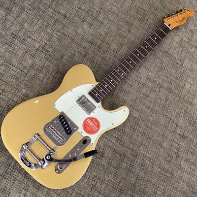 Squier Classic Vibe '60s Telecaster Custom SH Bigsby 2025 in Aztec Gold image 2