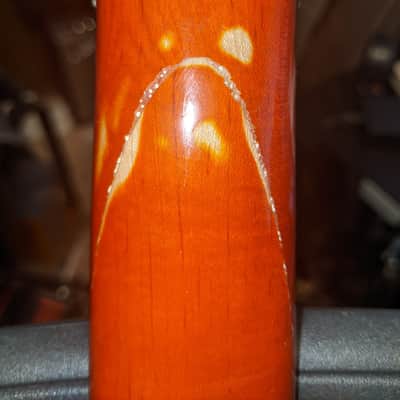 Semi-Hollow Orange Burst Seymour Duncan P-Rails w/Triple Shot Mounting Rings image 15