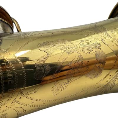 Conn Gold Plated New Wonder 8m C Melody Saxophone w/PORTRAIT EXTRA ENGRAVING image 14
