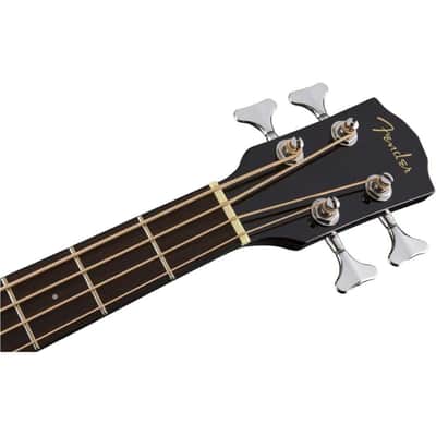 Fender Acoustic Bass Guitar 4-String with Fishman Bass Acoustic Guitar Pickup with Tuner and Equalizer, Classic Design with Rounded Walnut Fingerboard, Mahogany Construction, Spruce Top image 5