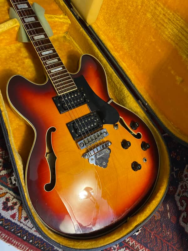 Hoyer ES-335 70s - Sunburst w/ Gibson Tim shaw pickups image 1