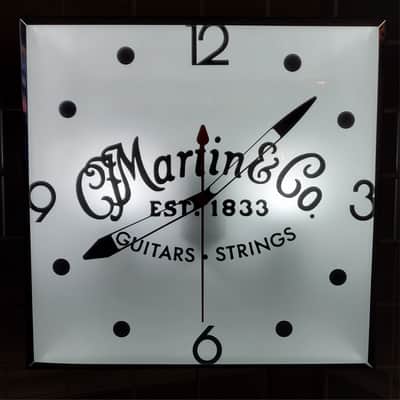 C. F. Martin & Co Guitars Dealer Style Light-Up Clock Killer Cool Man Cave/Garage Item image 2