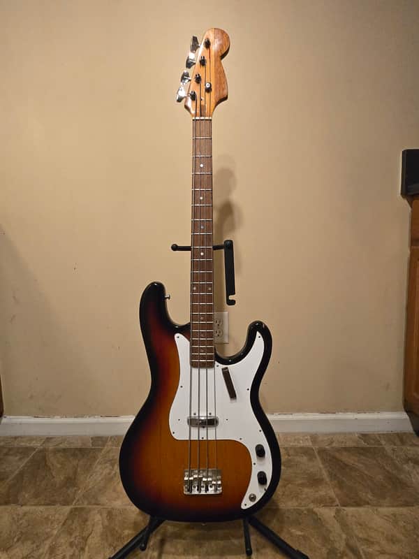 Maya/Teisco/Kent Short Scale Precision Bass Copy Vintage 1960s Japan image 1