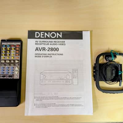 Denon AVR-2800 5.1 Ch Digital Surround Receiver - Original Box, Remote & Manual image 5