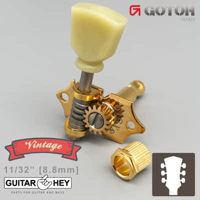 NEW GOTOH SXB510V-SL Electric/Acoustic Guitar 1:15 Vintage Tuners 3x3 - GOLD