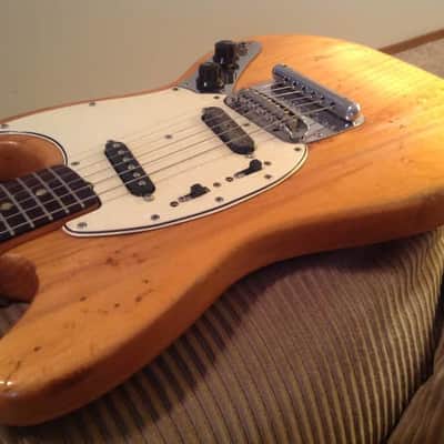 1966 Fender Mustang - Natural Worn Relic image 2