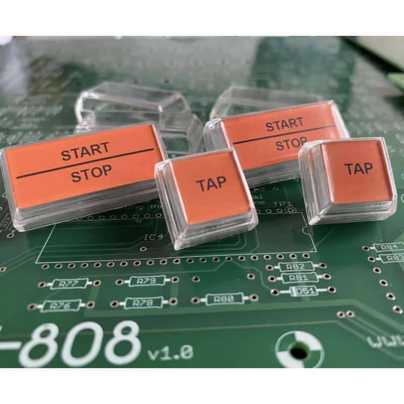 RE-808 buttons Set   VEROCLEAR / HIGH QUALITY image 1
