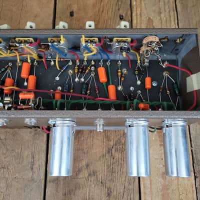 Victoria Regal II - Blond Tolex 2008 15" hand wired tube amp image 11