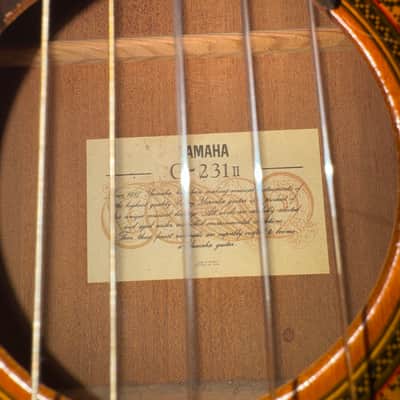 Yamaha G-231-II Vintage Classical Guitar – Early 1980s – Cedar Top image 3