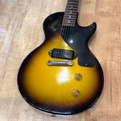 Gibson Les Paul Junior Model Solid Body Electric Guitar 1956 - Sunburst image 1