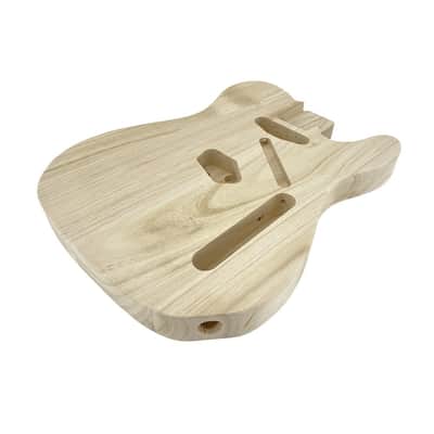 Telecaster Style Electric Guitar Body Lightweight, Paulownia Wood image 3