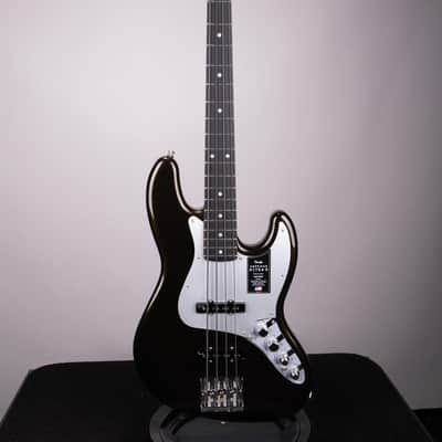 Used Fender American Ultra II Jazz Bass with Ebony Fretboard 2024 - Present - Texas Tea image 2