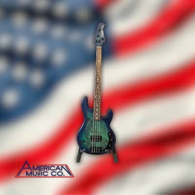 Sterling by Music Man Sting Ray 4-String Bass Guitar (RAY34 Poplar Burl H) image 1