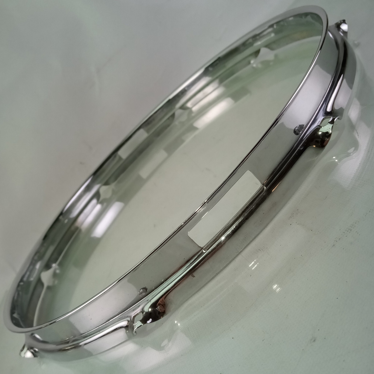 Rogers 14" Tall-Boy Holiday Snare Drum Resonant Rim/Hoop 8-Lug Cleveland USA 60s — main photograph