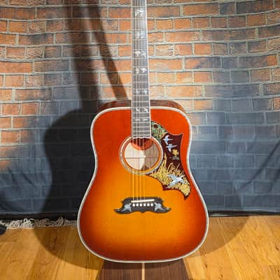 Gibson 2024 Custom Shop STUNNER PSL Doves In Flight Quilt Wildfire Burst 1 of 5 w/ OHSC, CoA & Build Sheet image 5