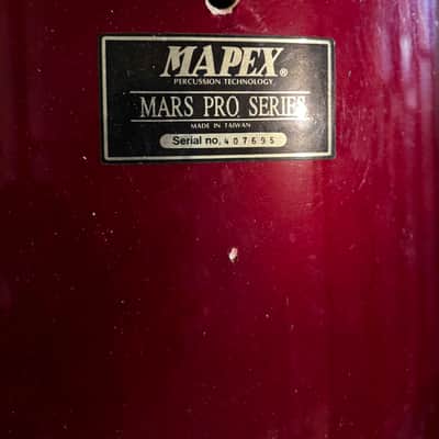 Mapex Mars Pro 5 Piece Drum Kit in Red Lacquer image 12