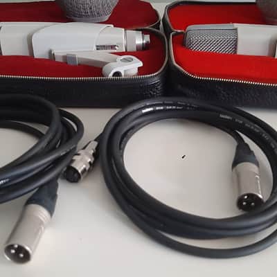 Set of 2x Sennheiser MD 421-N Cardioid Dynamic Microphones 1960s - 1980s - White image 3