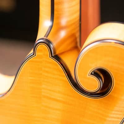 Eastman MD915-BD F-Style Mandolin - Blonde with Hardshell Case image 8