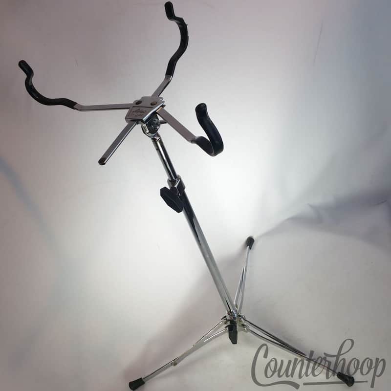 *Ludwig Flat-Base Snare Drum Stand Chrome Vintage 70s Flush Chicago USA Chrome* image 1