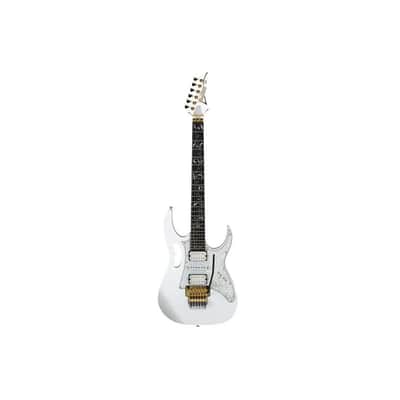 Ibanez Steve Vai Signature Premium JEM7VP Electric Guitar with Gig Bag, Ebony Fretboard, White image 3