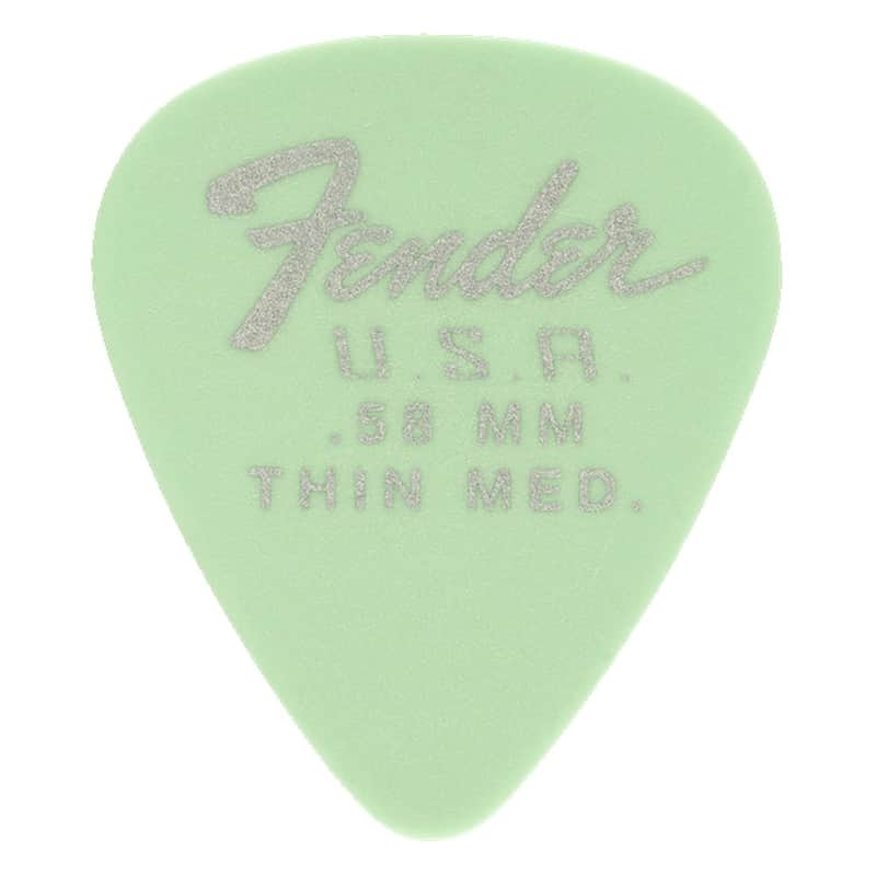 Fender Dura-Tone Delrin 351 Picks - .58 (12) image 1