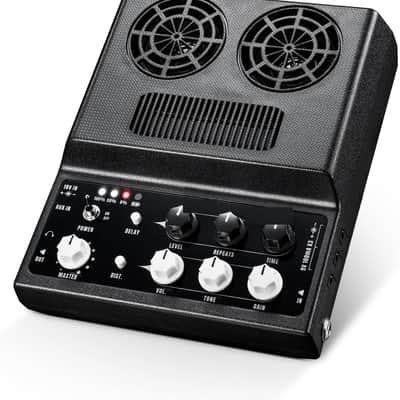 Electric Guitar Amp, Rechargeable Guitar Amp 20W, Distortion, Delay Effect, Bluetooth, Guitar Amp Combo for Daily Practice, Travel image 1