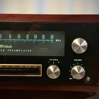 πΆβ¨ McIntosh MX114 FM Stereo Tuner Preamplifier w/ Original Walnut Cabinet β Serviced, Excellent Glass, Tested Working image 8