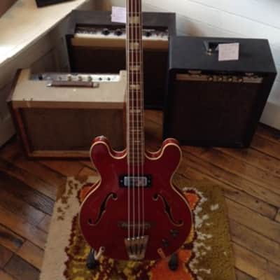 1960s Greco Hollowbody Bass Guitar image 1