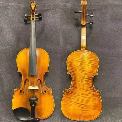 Strad style SONG Maestro 4/4 violin,carving Horse head ,powerful sound image 3