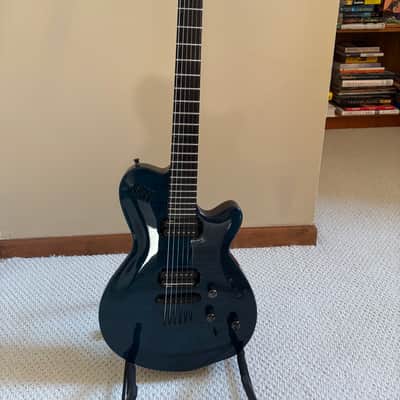 Godin  LGX 1999 Pacific Blue with Piezo Acoustic Hybrid, RARE image 1