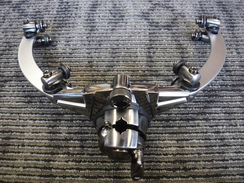 Mapex 10" Halo Tom Mount-Black Panther Design Lab-Brushed Black Chrome image 1