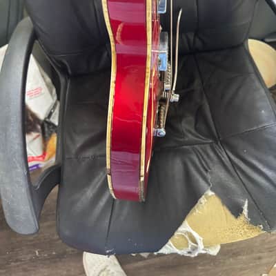 Epiphone EA-250 with Vibrato Tailpiece 1972 - 1974 - Cherry image 6